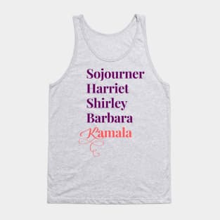 Sojourner Harriet Shirley Barbara Kamala We are gonna win Tank Top